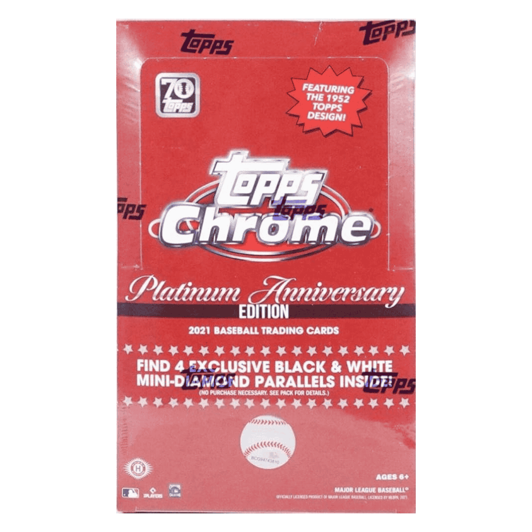 2021 Topps Chrome Platinum Anniversary Edition Baseball Lite Box