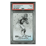 Travis Kelce PSA 9 2021 Panini Black White Night Case Hit Card #WN28