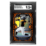 Victor Scott II SGC 9.5 2022 Panini Prizm Draft Picks Tiger Stripes Prizm #d/ 99 Card #PDP157