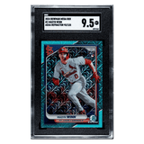 Masyn Winn SGC 9.5 2024 Bowman Mega Box Aqua Refractor Rookie RC #d/ 125 Card #2