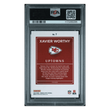 Xavier Worthy PSA 10 2024 Panini Donruss Optic Uptowns Rookie RC Card #7