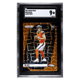 Bo Nix SGC 9 2024 Panini Prizm Lazer Rookie RC Card #309