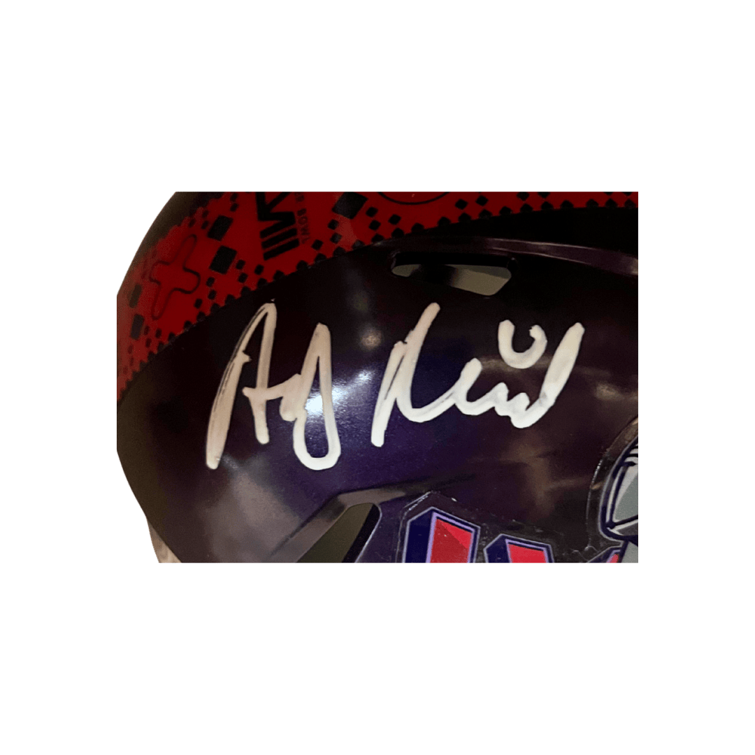 Andy Reid Kansas City Chiefs Super Bowl LVIII Autographed Mini Speed Helmet - Beckett COA