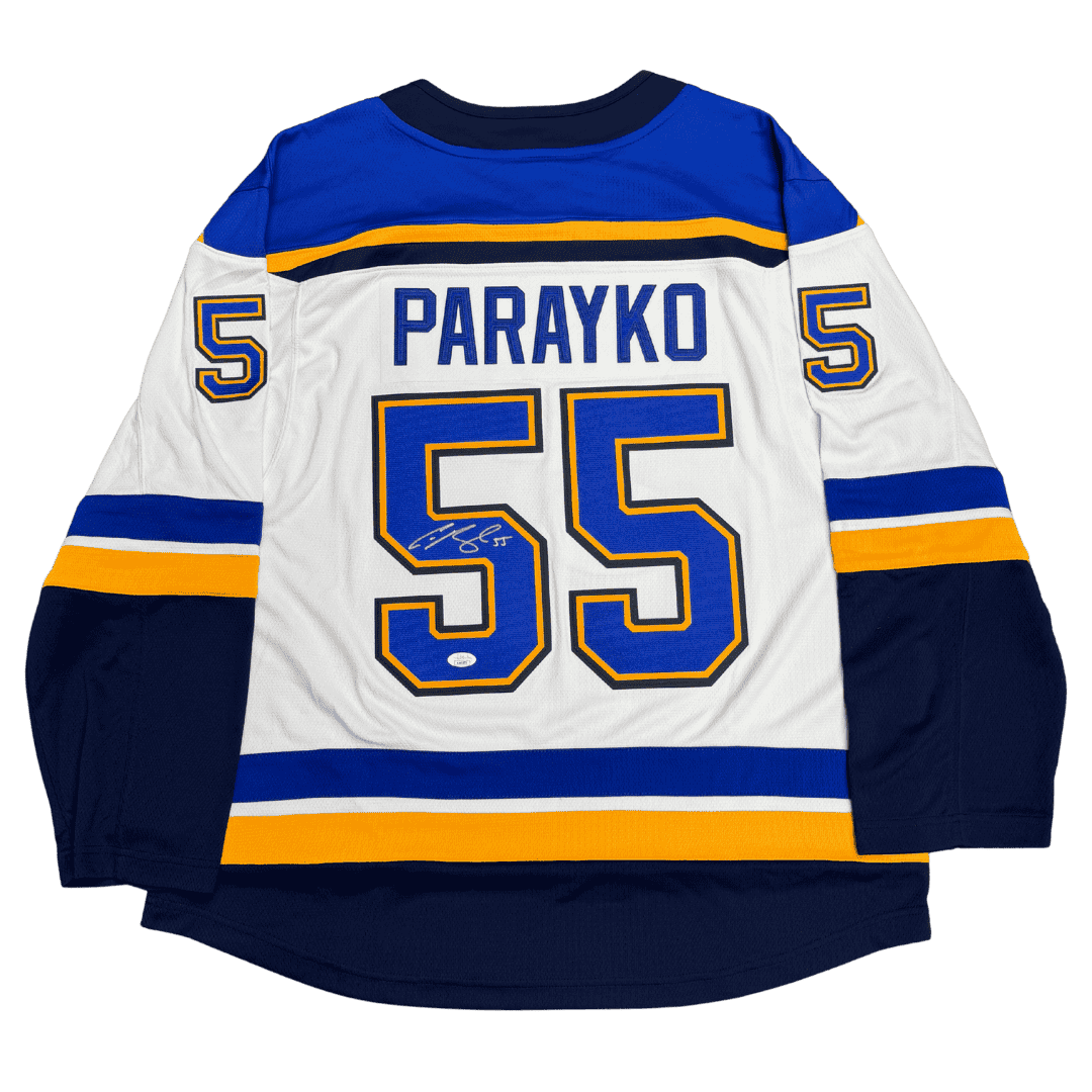 Colton Parayko St Louis Blues Autographed Adidas Away Jersey - JSA COA