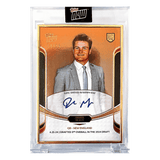 Drake Maye 2024 Topps Now Gold Frame Autograph Rookie RC #d/ 25 Card #11-A