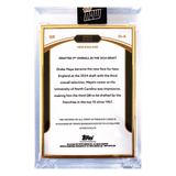 Drake Maye 2024 Topps Now Gold Frame Autograph Rookie RC #d/ 25 Card #11-A