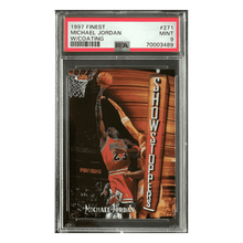 Michael Jordan PSA 9 1997 Topps Finest w/Coating Card #271