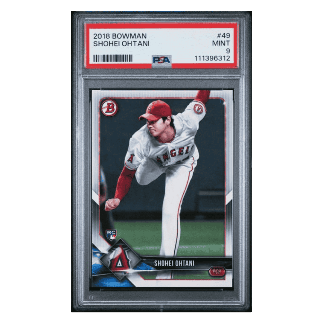Shohei Ohtani PSA 9 2018 Topps Bowman Rookie RC Card #49