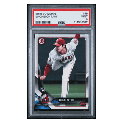 Shohei Ohtani PSA 9 2018 Topps Bowman Rookie RC Card #49
