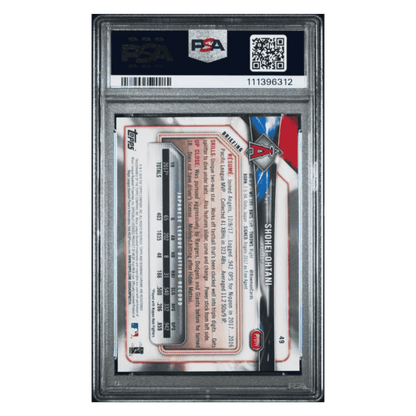 Shohei Ohtani PSA 9 2018 Topps Bowman Rookie RC Card #49