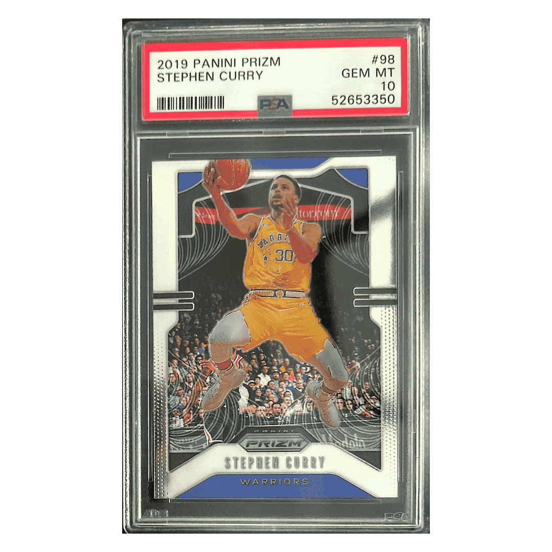 Steph Curry PSA 10 2019 Panini Prizm Card #98