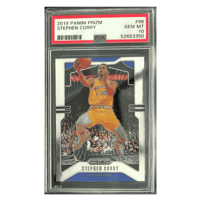 Steph Curry PSA 10 2019 Panini Prizm Card #98