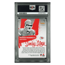 Patrick Mahomes PSA 9 2024 Panini Donruss Optic Sunday Kings Card #1