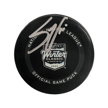 Steve Ott St Louis Blues Autographed 2022 Winter Classic Official Game Puck - Fan Cave COA