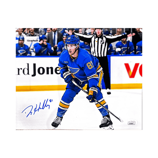 Dylan Holloway St Louis Blues Autographed 8x10 Photo - JSA COA
