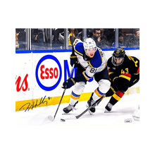 Dylan Holloway St Louis Blues Autographed 8x10 Photo - JSA COA