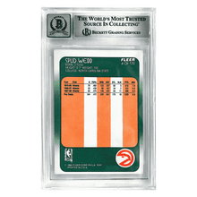 Spud Webb 1988-89 Fleer Autograph Card #4