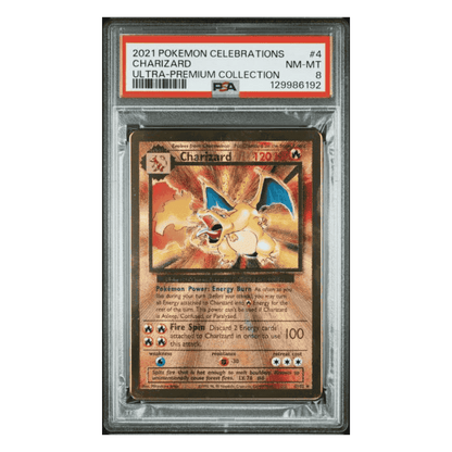 Charizard PSA 8 2021 Pokemon Celebrations Ultra Premium Collection Card #4