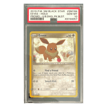 Eevee Holo PSA 10 2019 Pokemon SM Black Star Promo - U.B.SINGLE.PK.BLST. Card #SM184
