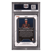 Bennedict Mathurin PSA 10 2022 Panini Prizm Luck of the Lottery - Fast Break Card #8