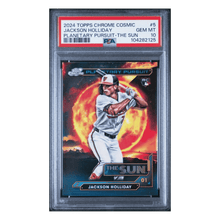 Jackson Holliday PSA 10 2024 Topps Chrome Cosmic Planetary Pursuit - The Sun Rookie RC Card #5
