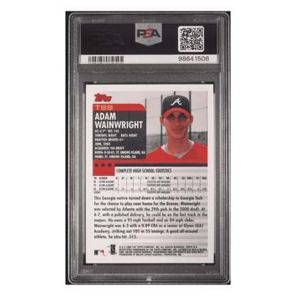 Adam Wainwright PSA 9 2000 Topps Traded Card #T88