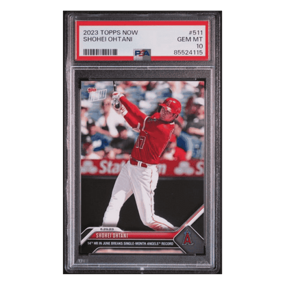 Shohei Ohtani PSA 10 2023 Topps Now Card #511