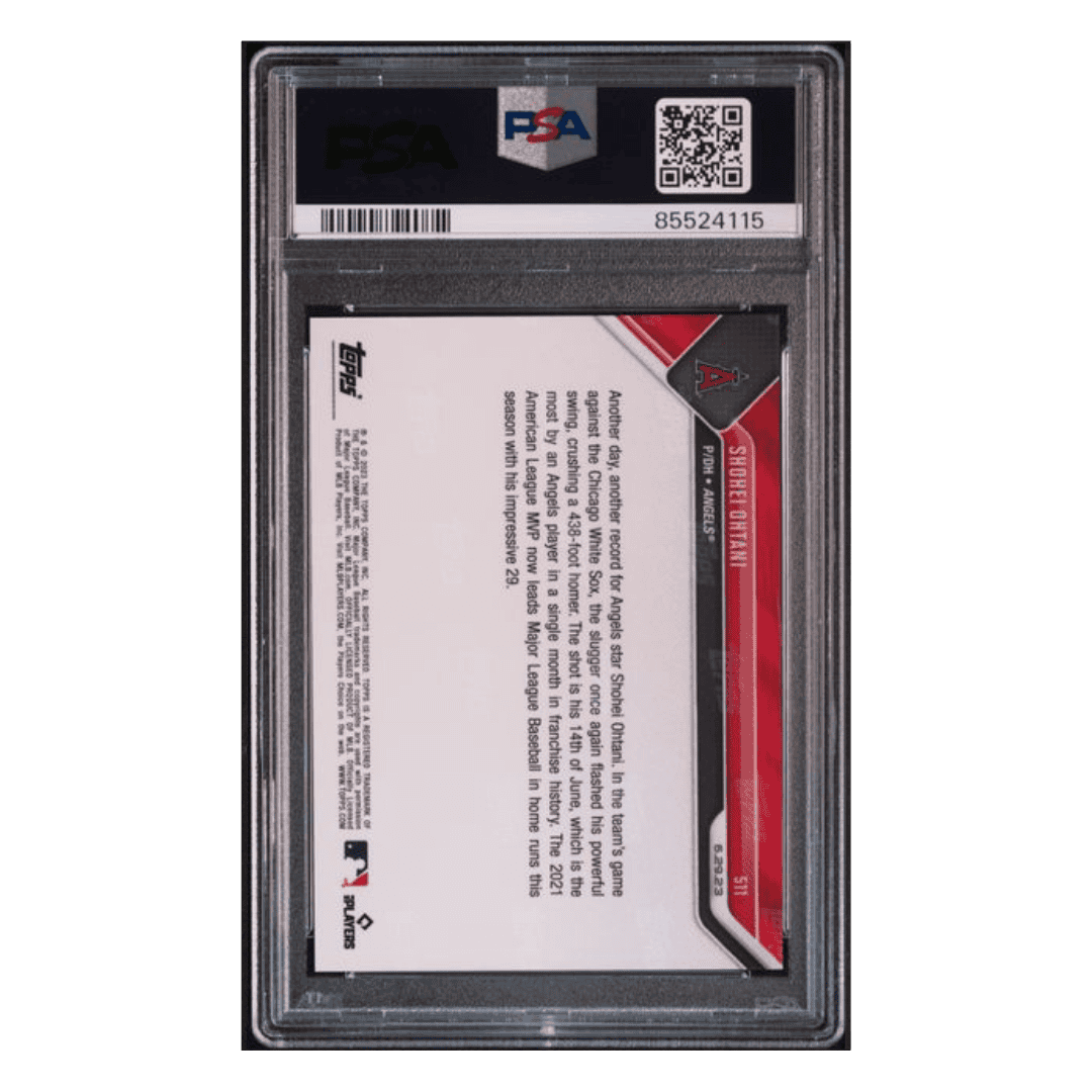 Shohei Ohtani PSA 10 2023 Topps Now Card #511