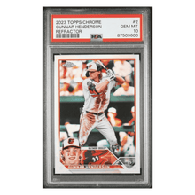 Gunnar Henderson PSA 10 2023 Topps Chrome Refractor Rookie RC Card #2