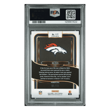 Bo Nix PSA 10 2024 Panini Select Red Disco Rookie RC #d/ 49 Card #117