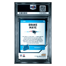 Drake Maye PSA 9 2024 Panini Donruss Optic Purple Shock Card #229
