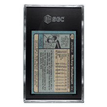 Rickey Henderson SGC 7 1980 Topps Card #482