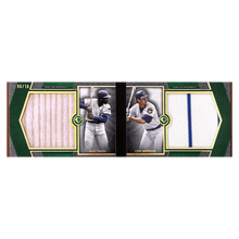 Ernie Banks & Ryne Sandberg 2024 Topps Diamond Icons Dual Player Dual Relic Booklet #d/ 10 Card #DPDR-BS