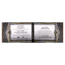 Ernie Banks & Ryne Sandberg 2024 Topps Diamond Icons Dual Player Dual Relic Booklet #d/ 10 Card #DPDR-BS