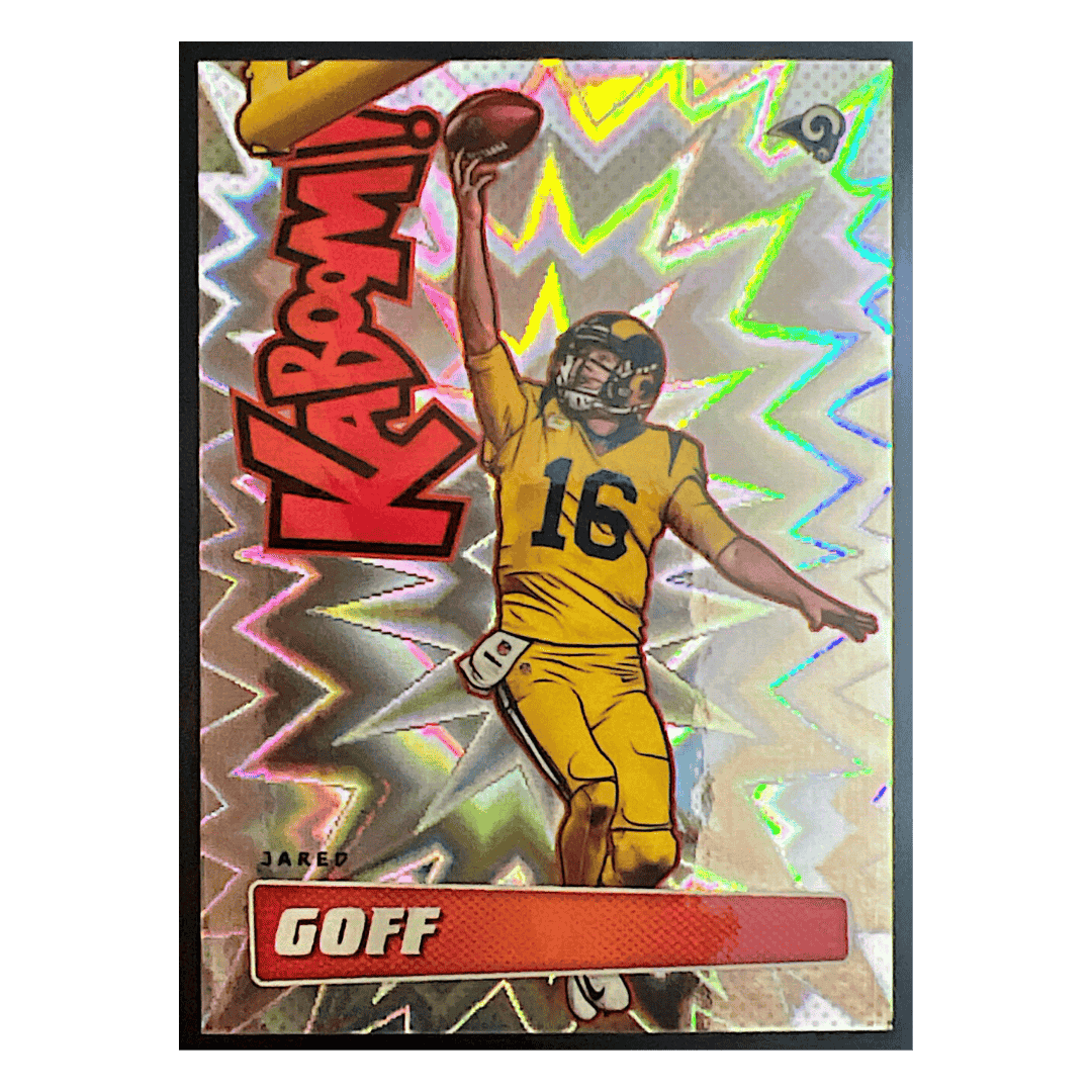 Jared Goff 2019 Panini Absolute Kaboom! Card #KJG