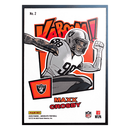 Maxx Crosby 2025 Panini Absolute Kaboom! Card #2