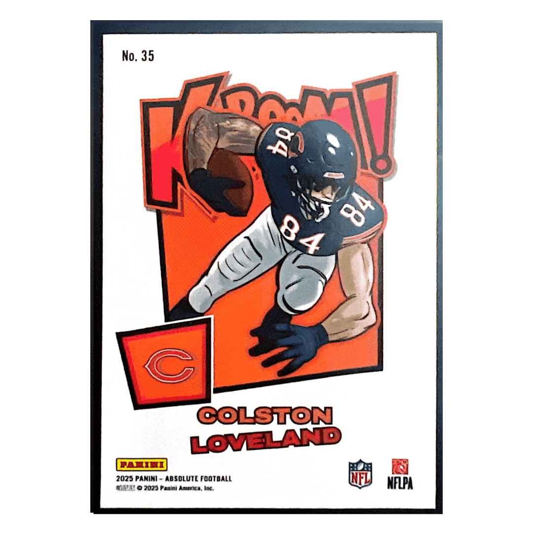 Colston Loveland 2025 Panini Absolute Kaboom! Rookie RC Card #35