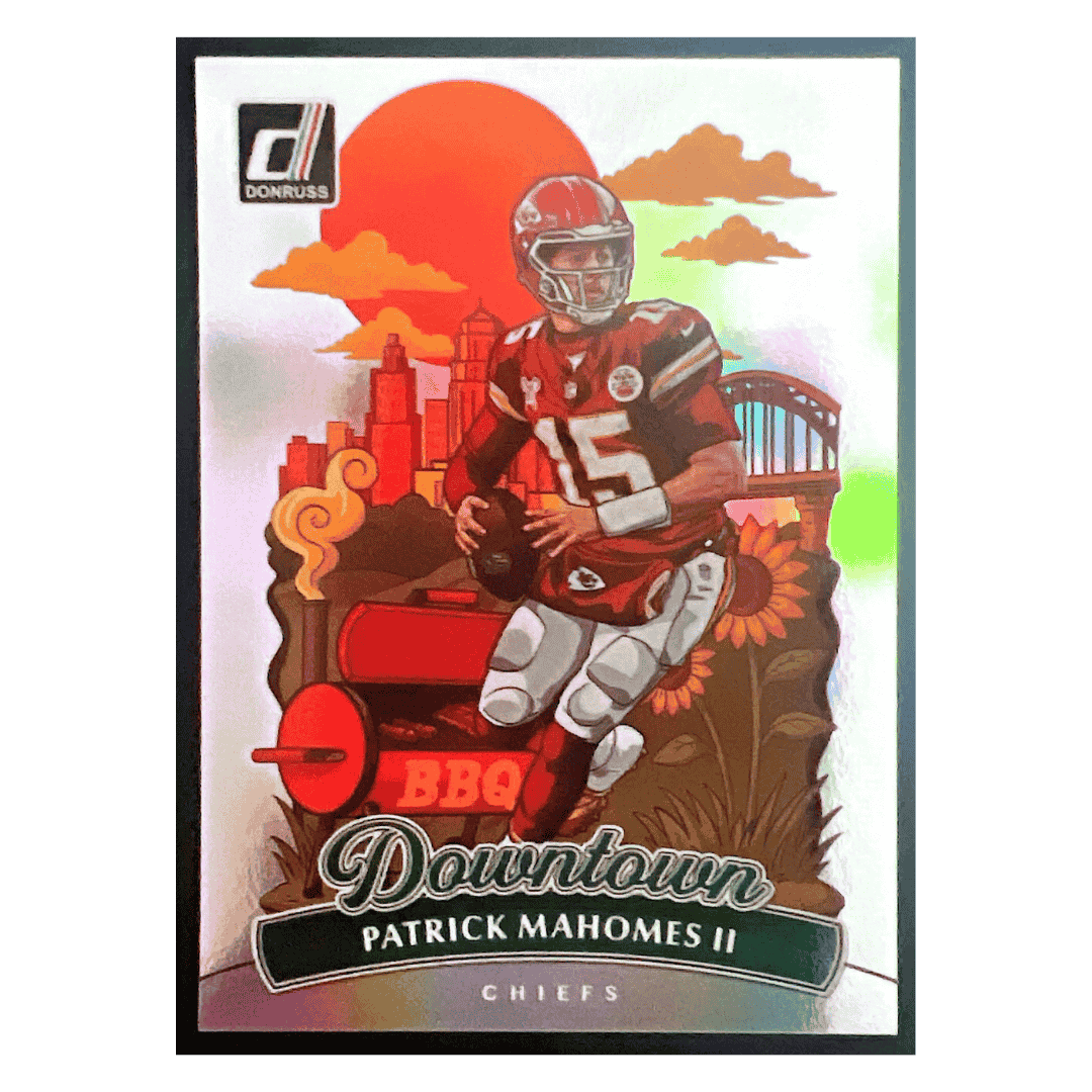 Patrick Mahomes 2025 Panini Donruss Downtown Card #8