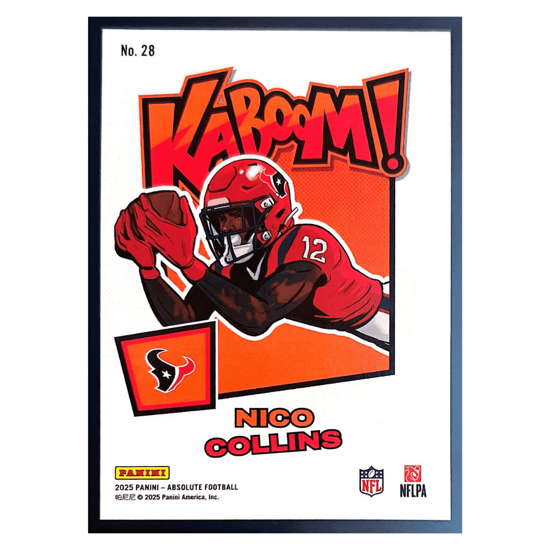 Nico Collins 2025 Panini Absolute Kaboom! Card #28