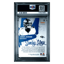 Lamar Jackson PSA 10 2024 Panini Donruss Optic Sunday Kings Black Pandora #d/ 25 Card #28