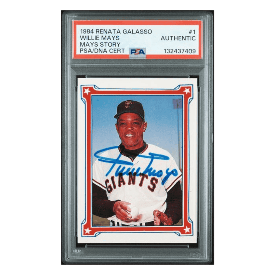 Willie Mays 1984 Renata Galasso Mays Story Card #1