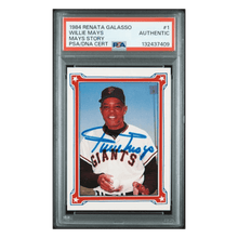 Willie Mays 1984 Renata Galasso Mays Story Card #1