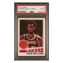 Kareem Abdul-Jabbar PSA 6 1977 Topps Card #1
