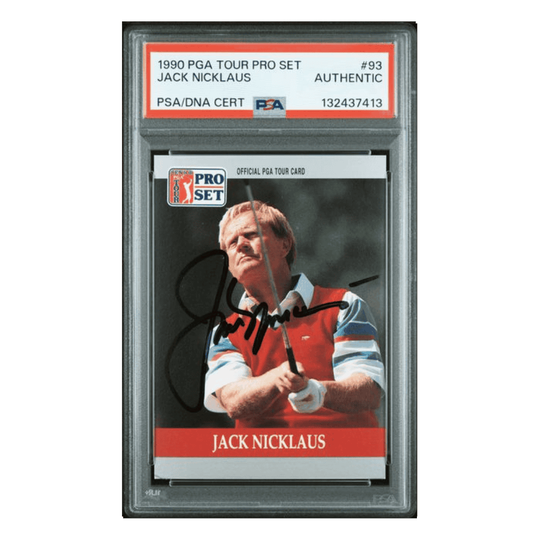 Jack Nicklaus 1990 PGA Tour Pro Set Card #93