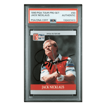 Jack Nicklaus 1990 PGA Tour Pro Set Card #93
