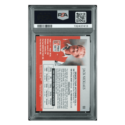 Jack Nicklaus 1990 PGA Tour Pro Set Card #93