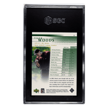 Tiger Woods SGC 9 2001 Upper Deck Rookie Card #1