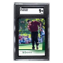 Tiger Woods SGC 9 2001 Upper Deck Rookie Card #1