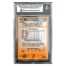 Brett Hull 1988-89 Topps Autographed Card #66