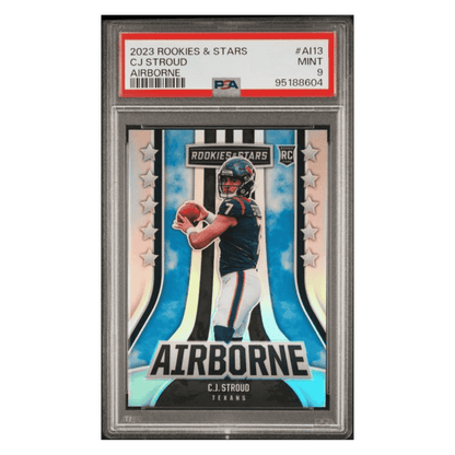 C.J. Stroud PSA 9 2023 Panini Rookie & Stars Airborne Card #AI13